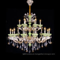 Empire style k9 crystal candle chandelier large crystal candle pendant light 88626